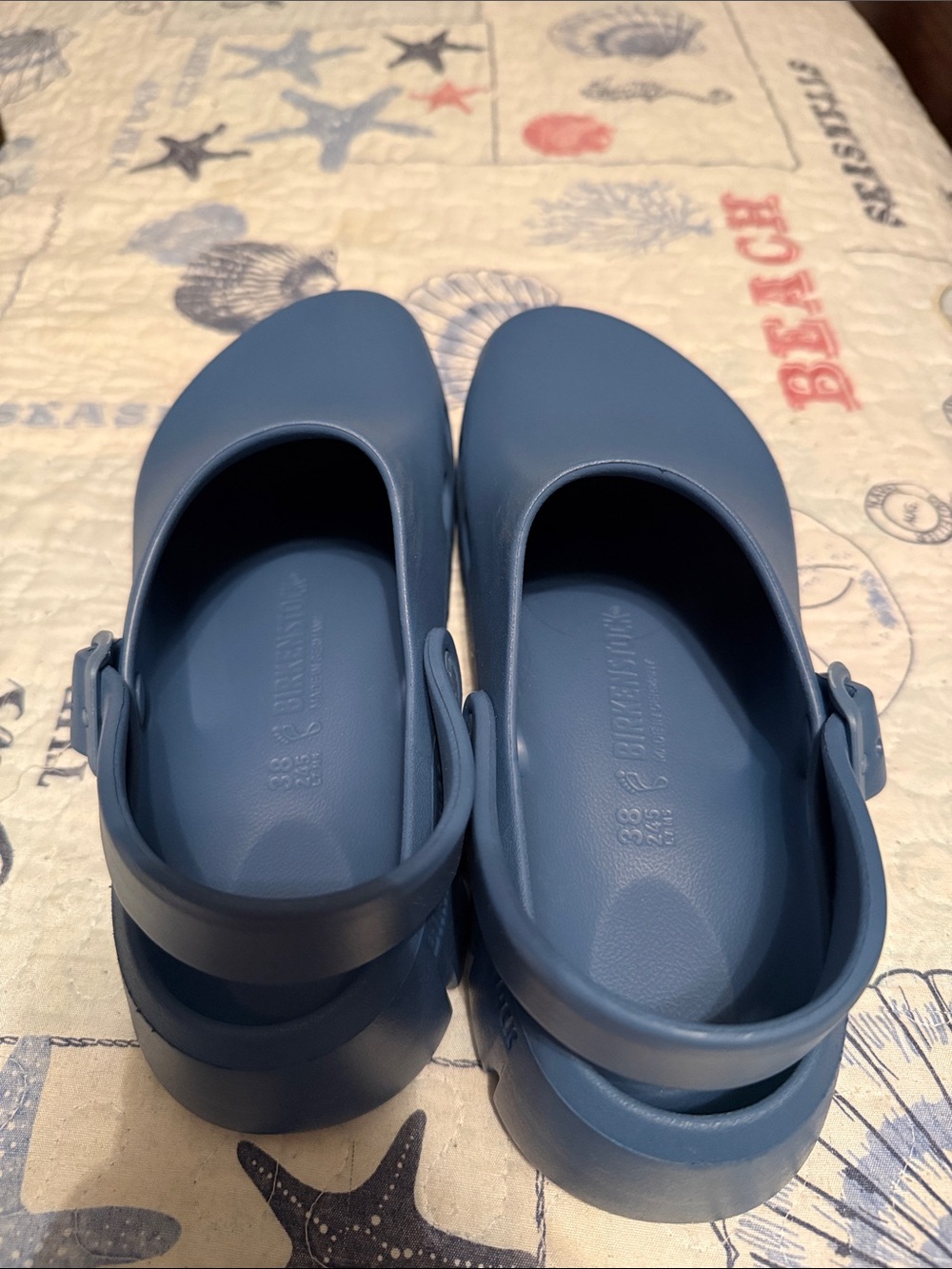 Birkenstock blue color clogs
NWOT or box - Picture 2 of 4
